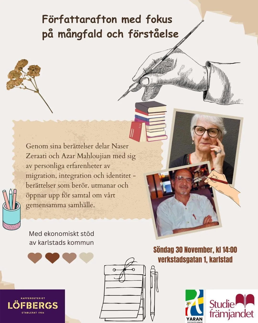 Träff med Föreningen Yaran, iransk-svensk förening i Värmland